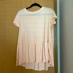 Light Pink Babydoll Top from UO!